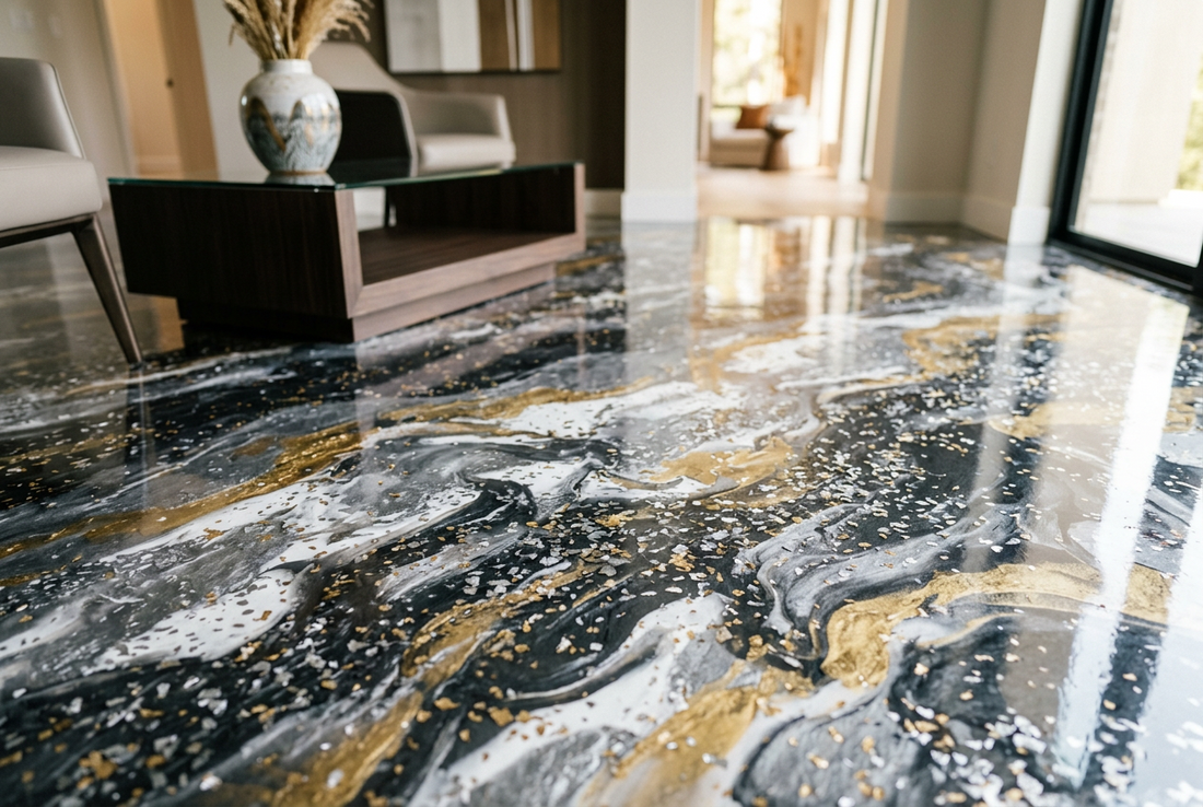How Custom Flake Blends Create Signature Looks for Designer Epoxy Floors