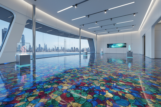 Future Trends in Custom Flake Flooring Materials and Decorative Surface Technology