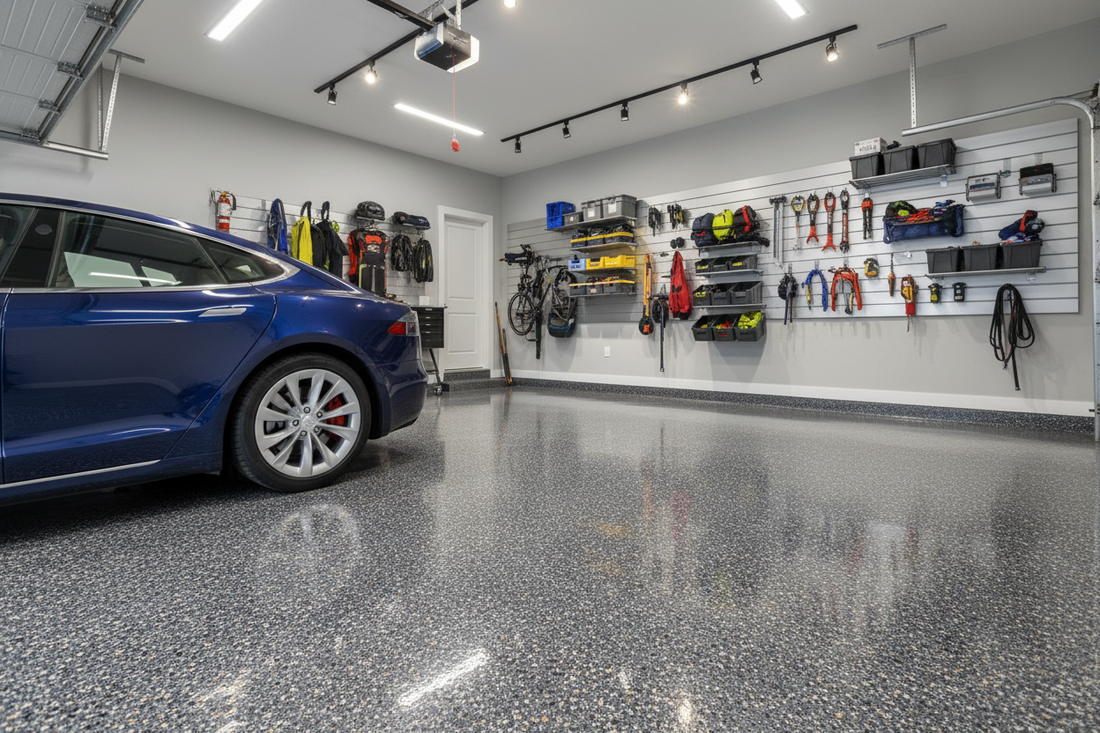 Garage Floor Flakes as a Strategic Surface System for Industrial-Grade Residential Performance