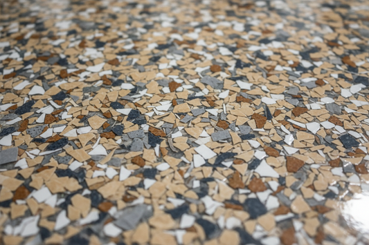 How Multi-Layer Flake Patterns Create Visual Depth in Commercial Flooring