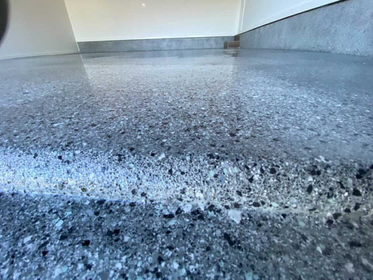Garage Floor Flakes as a Design Language for High-Performance Spaces